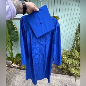 Cap & Gown in Royal Blue